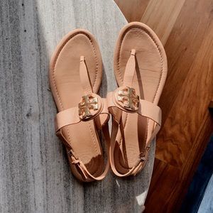 Tory Burch Nude Sling Back Sandals 👡